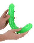 15" Inch Double Dong Glow in the Dark Neon - Green