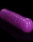 15" Inch Double Dong Glow in the Dark Neon - Purple