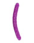 15" Inch Double Dong Glow in the Dark Neon - Purple