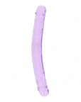 RealRock - Crystal Clear 13" Double Dong - Purple