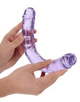 RealRock - Crystal Clear 13" Double Dong - Purple