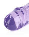 RealRock - Crystal Clear 13" Double Dong - Purple