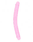 RealRock - Crystal Clear 18" Double Dong - Pink