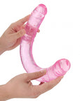 RealRock - Crystal Clear 18" Double Dong - Pink