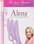 Dr Laura Berman - Alena Set Of 3 Silicone Dilators - Purple
