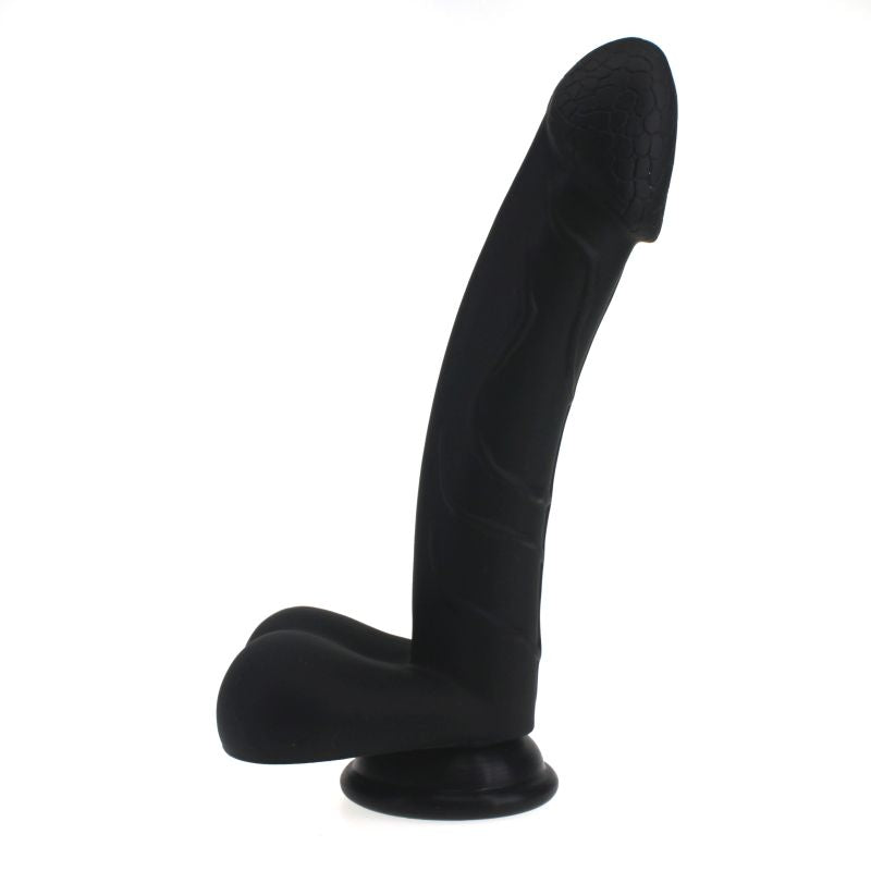 Realistic Cock with Balls - Black - K. P.