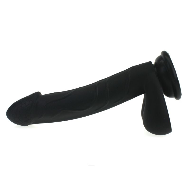 Realistic Cock with Balls - Black - K. P.