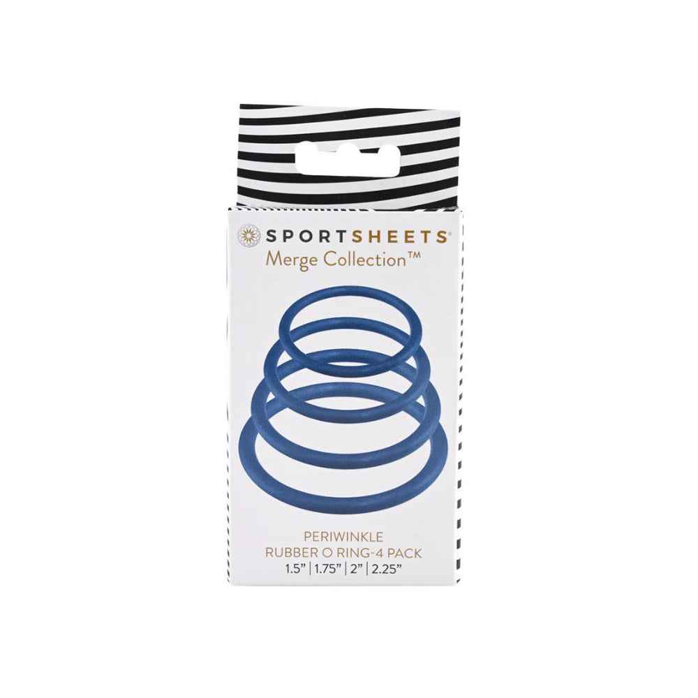 Periwinkle Rubber Oring-4 Pack