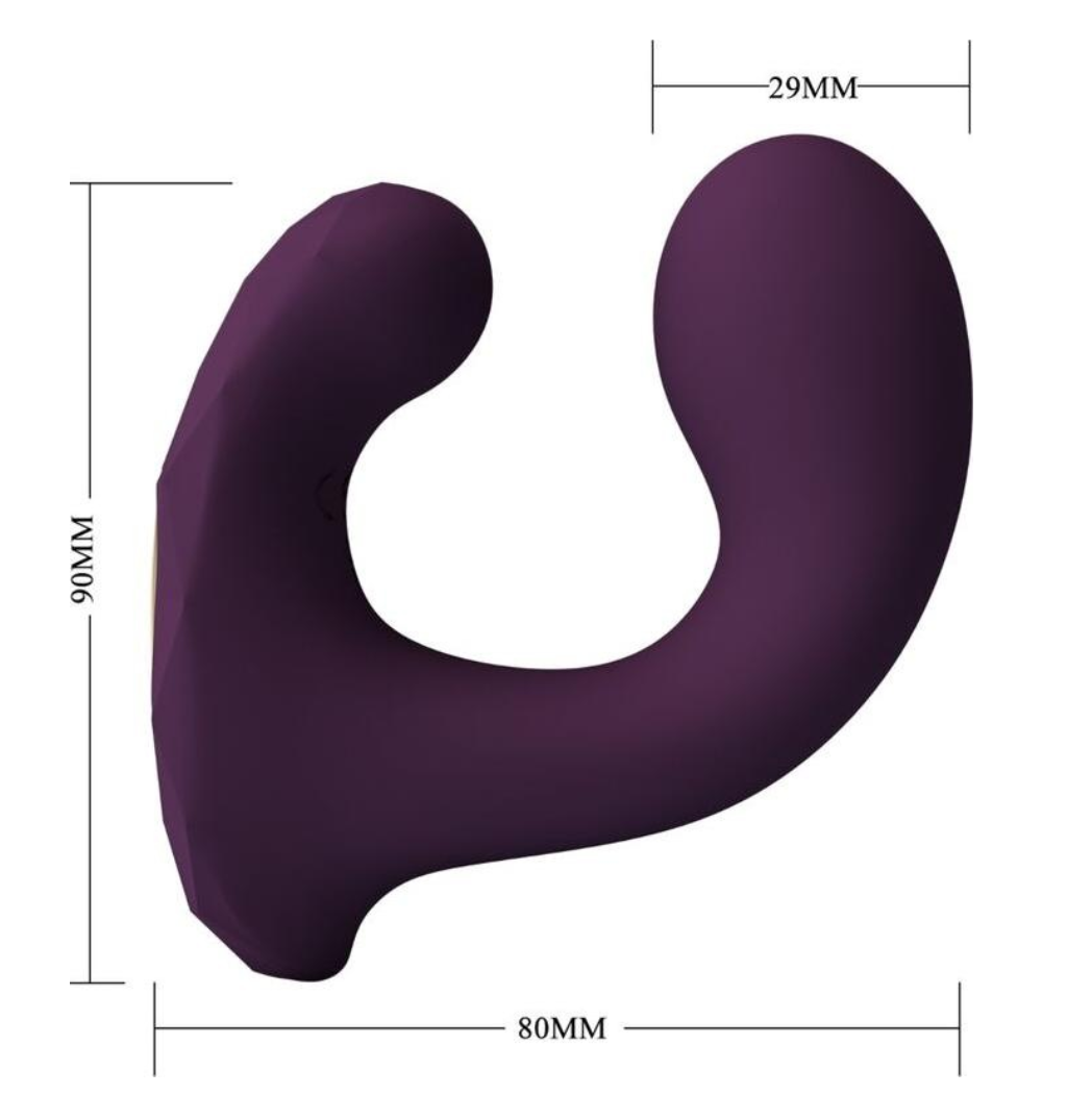 App Control Couples Vibrator - Billy - Purple - K. P.