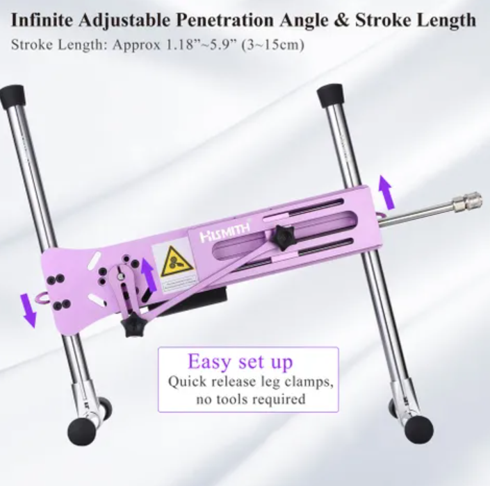 Hismith Premium 3.0 Sex Machine App &amp; Remote Control- Pink
