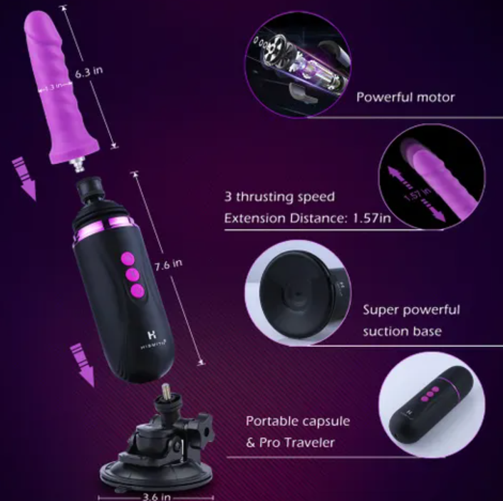 Hismith Capsule Portable App &amp; Remote Control Sex Machine