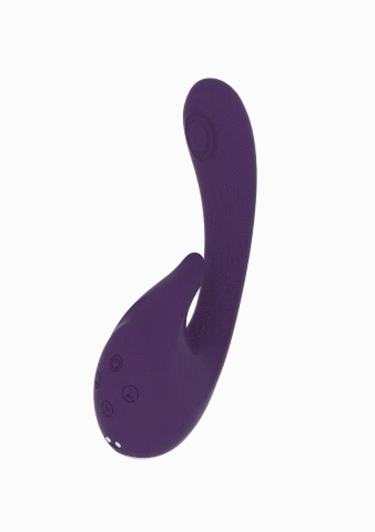 VIVE Pulse-Wave &amp; Flickering Silicone Vibrator - Miki - Purple