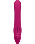 VIVE Dual Vibrating & Air Wave Tickler Strapless Strap-On - Ai - Pink