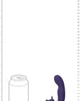 VIVE - Yumi - Rechargeable Triple Motor - G-Spot Finger Motion Vibrator and Flickering Tongue Stimulator - Purple
