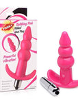 Frisky Ribbed Vibrating Butt Plug