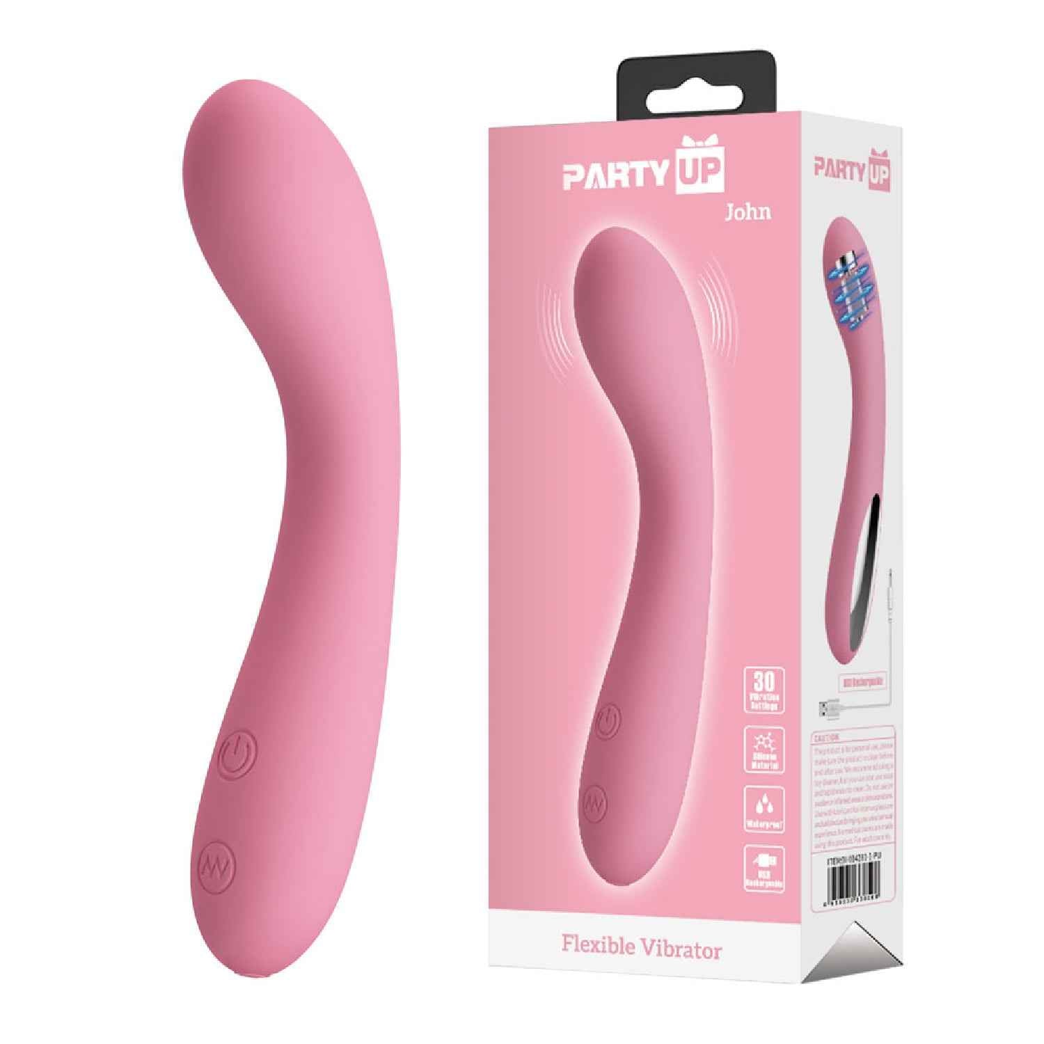 Party Up JOHN Flexible Vibe - Pink