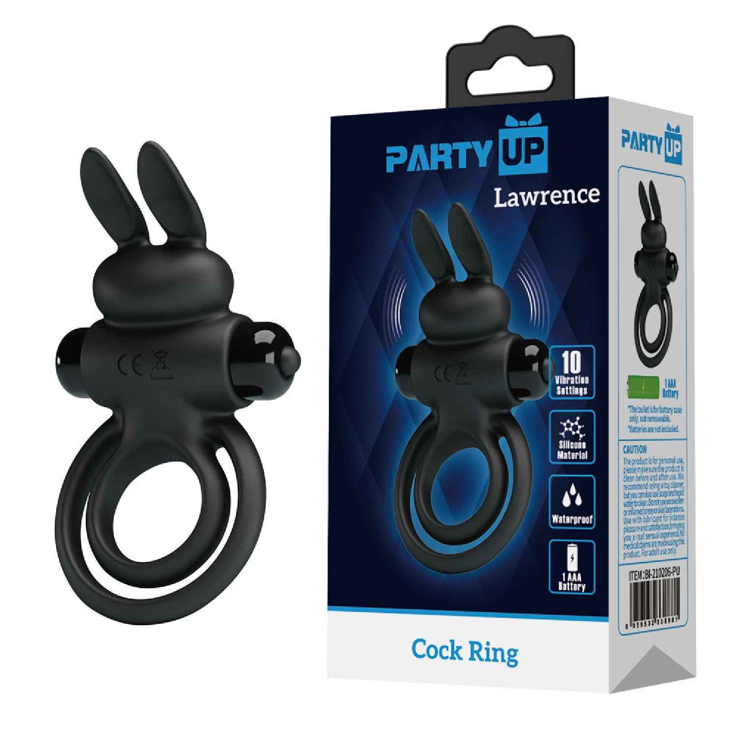Party Up LAWRENCE Vibrating Cock Ring