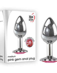 Adam & Eve Pink Gem Anal Plug - Medium