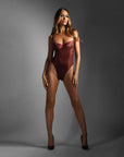 EDGE Crotchless Open Back Teddy - M/L