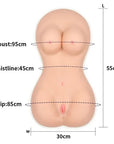 Feel Me Bare Mega Masturbator - Flesh