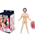 My Fair Lady Inflatable Standing Love Doll with Realistic Holes - Flesh
