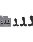 Intense Emotions 3 Piece Butt Plug Set - Black