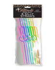 Glitterati Penis Silly Straws