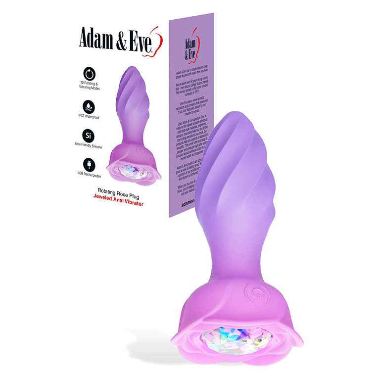 Adam & Eve ROTATING ROSE PLUG