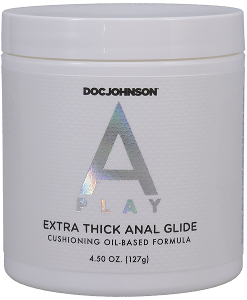 A-Play - Extra Thick Anal Glide - Cushioning Oil-Based Formula - 4.5 Oz.