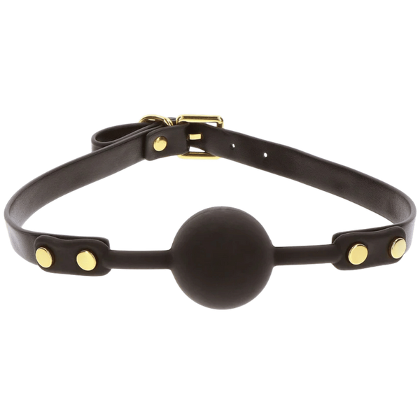 Ball Gag - Black/Gold