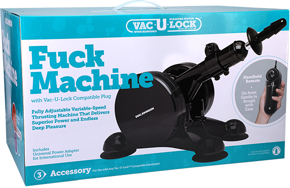Vac-U-Lock - Fuck Machine - Black