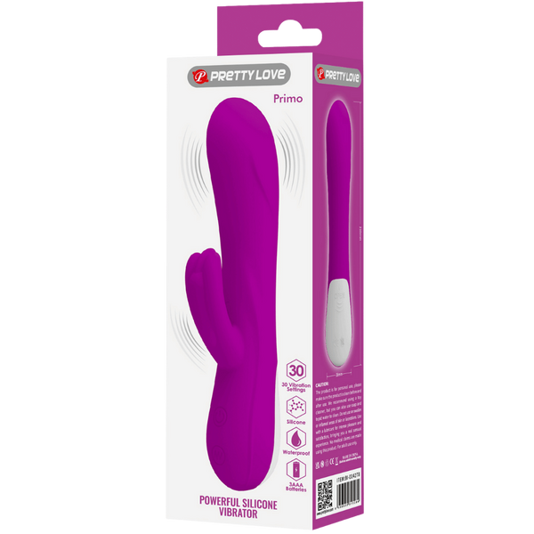 Powerful Silicone Vibrator - Primo - Purple