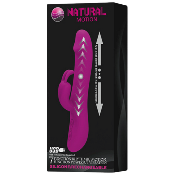 Natural Motion - Thrusting Vibrator - Purple - K. P.