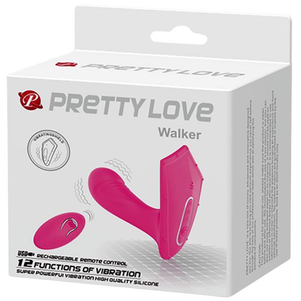 Remote Control Walker Wearable Vibrator - Pink