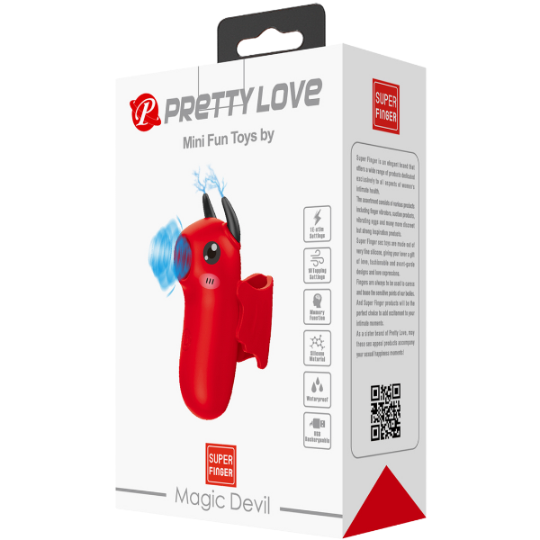 Finger Vibrator - Magic Devil - Red - K. P.