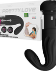 Rotating & Thrusting Masturbator - Rechargeable Breton - Black - K. P.