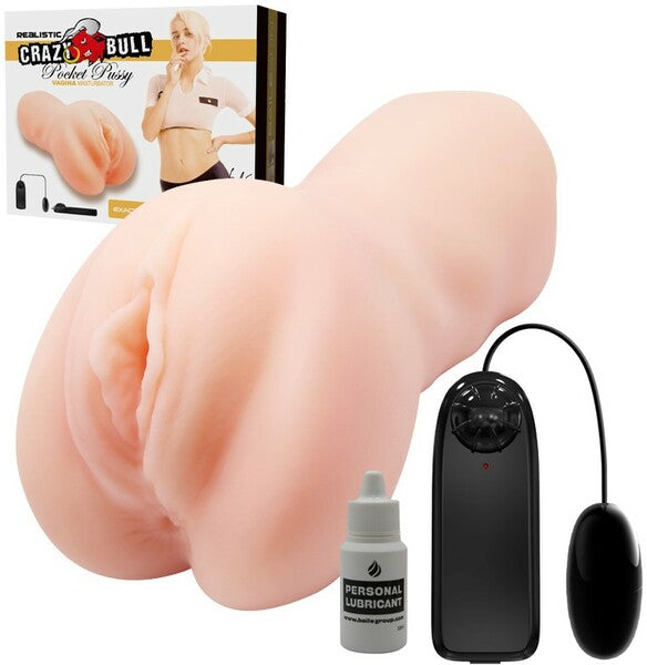 Vibrating Pocket Pussy - Lea - Flesh - K. P.