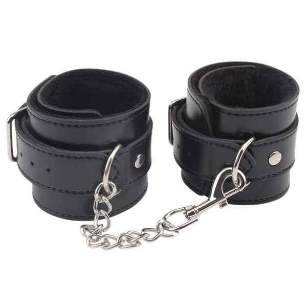 Obey Me Leather Ankle Cuffs - K. P.