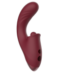 Kissen - Tide Thrusting Triple Orgasm Vibrator - Merlot - K. P.