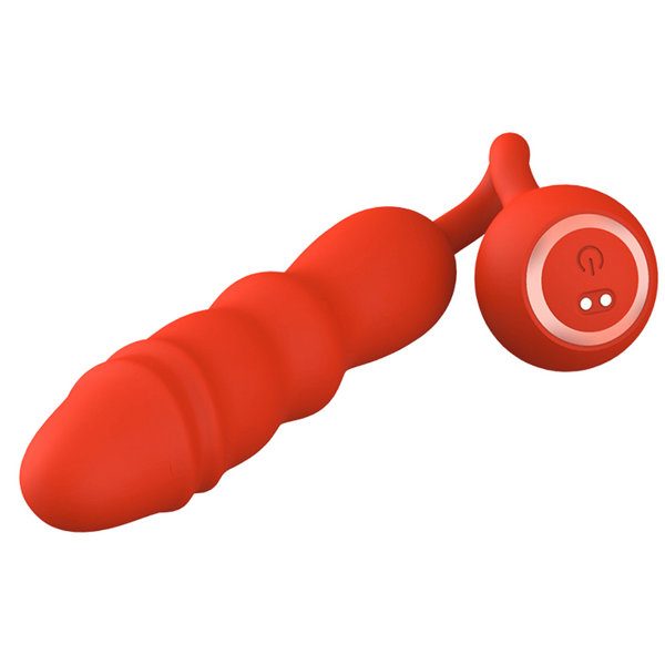 Kissen - Glitz - Thrusting Dual Orgasm Vibrator - Orange - K. P.