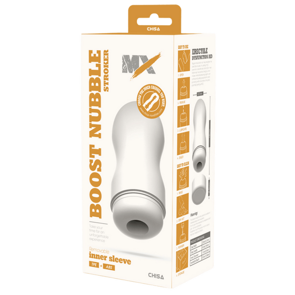 MX - Boost Nubble Stroker - White - K. P.