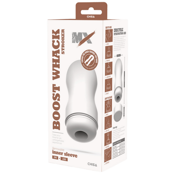 MX - Boost Whack Stroker - White - K. P.