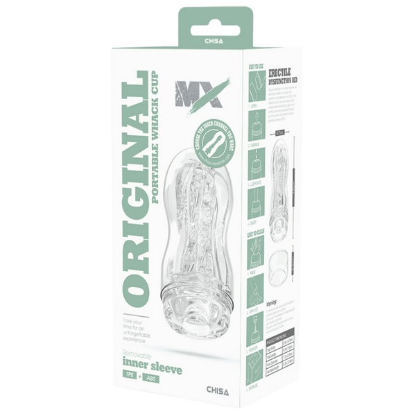 MX - Original Portable Whack Cup - Clear - K. P.