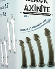 Black Axinite - 4 In 1 Anal Plug Kit Set - Multiple Colours - K. P.