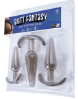 Butt Fantasy - Triple Tapered Anal Plug Set - Multiple Colours - K. P.