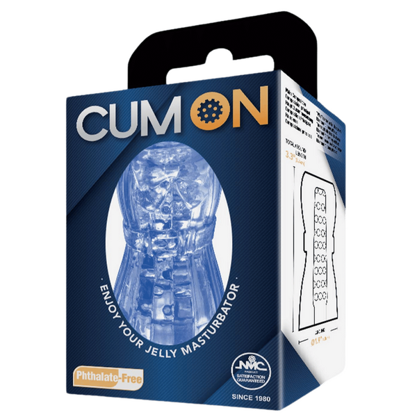 Cum On - Pocket Jelly Masturbator 3.3" - Multiple Colours - K. P.