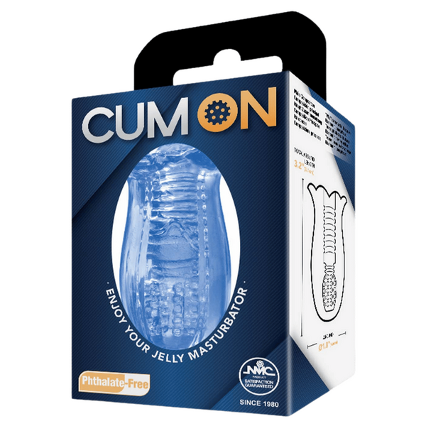 Cum On - Pocket Jelly Masturbator 3.2" - Multiple Colours - K. P.