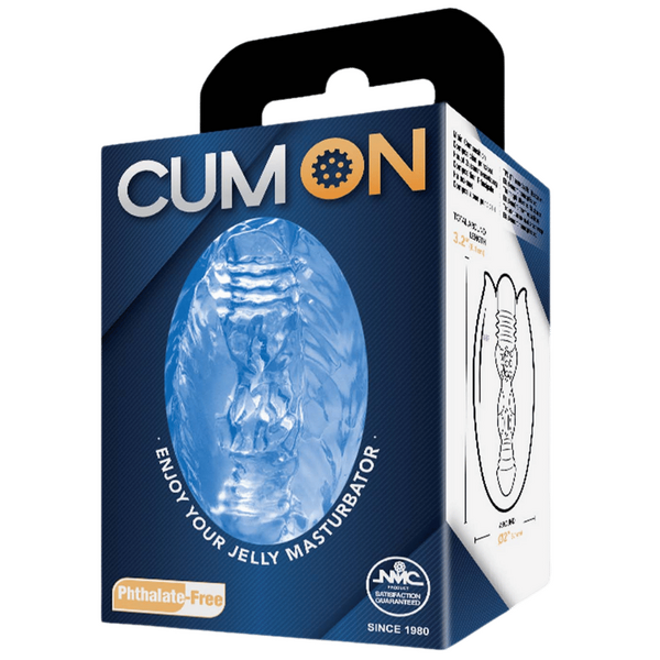 Cum On - Pocket Jelly Masturbator 3.2" - Multiple Colours - K. P.