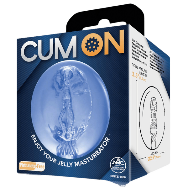 Cum On - Pocket Jelly Masturbator 3.5" - Multiple Colours - K. P.