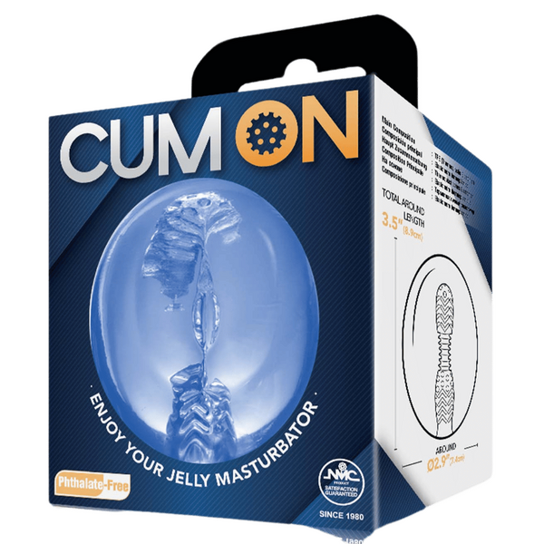 Cum On - Pocket Jelly Masturbator 3.5" - Multiple Colours - K. P.